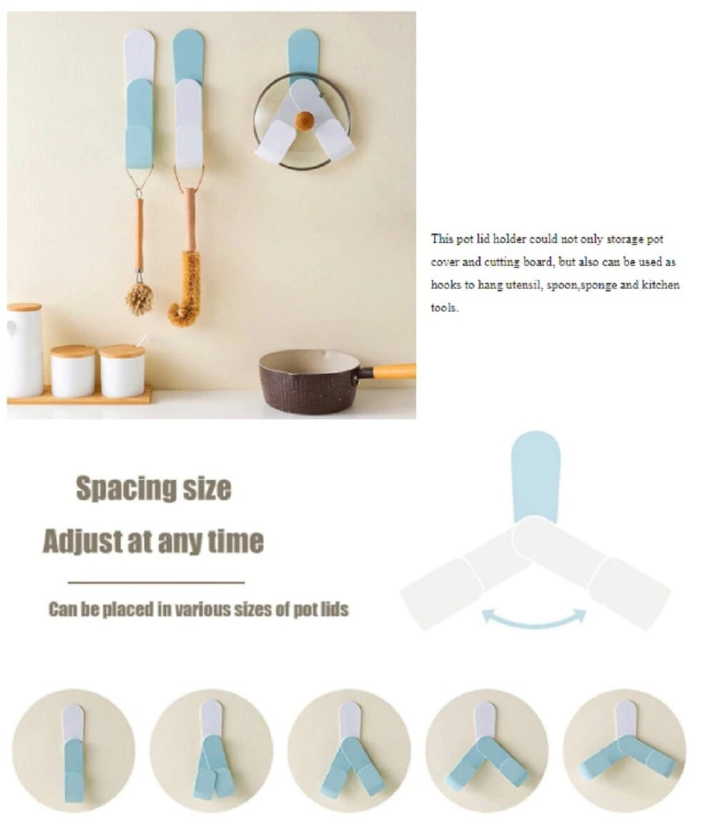 Multipurpose Pot Lid & Kitchen Organizer Holder