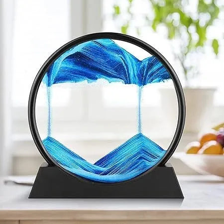 3D Sandscape Lamp with Moving Sand Art for Home Decor