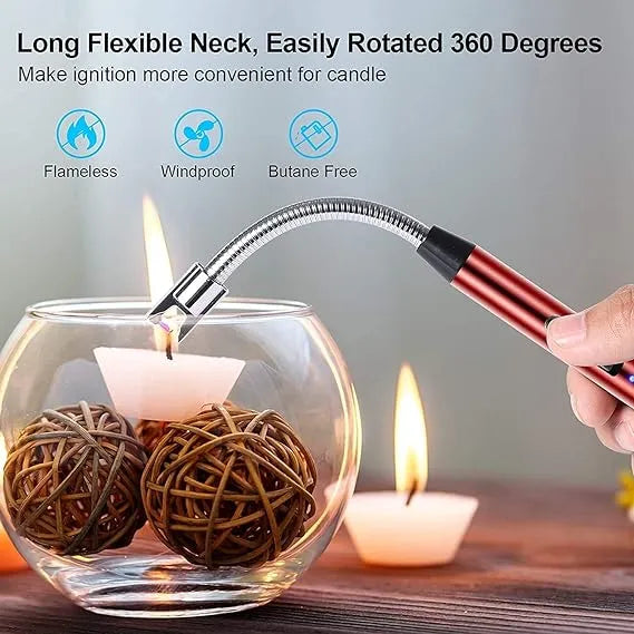 Rechargeable USB Electric Lighter (For Kitchen & Outdoor Use)