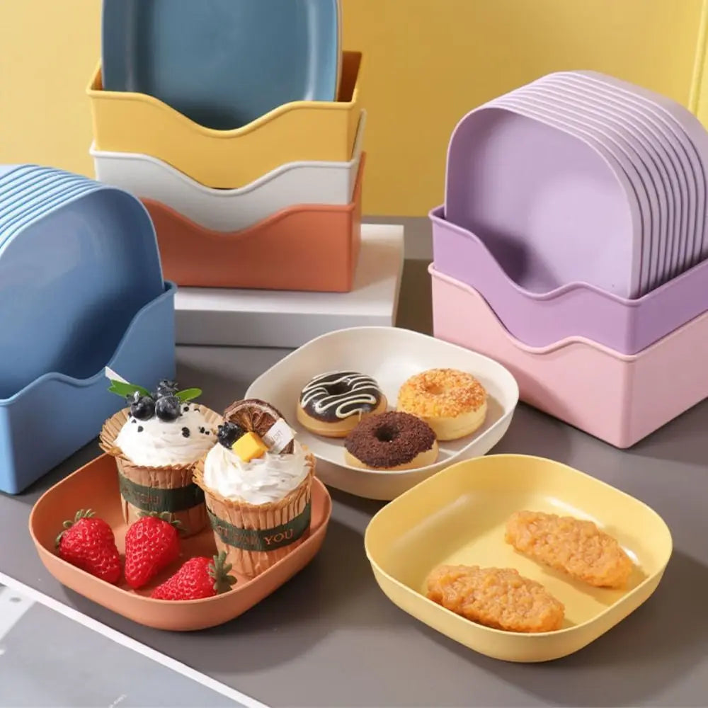 Multi Color Plates (10 Pcs Set)