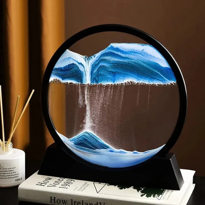 3D Sandscape Lamp with Moving Sand Art for Home Decor
