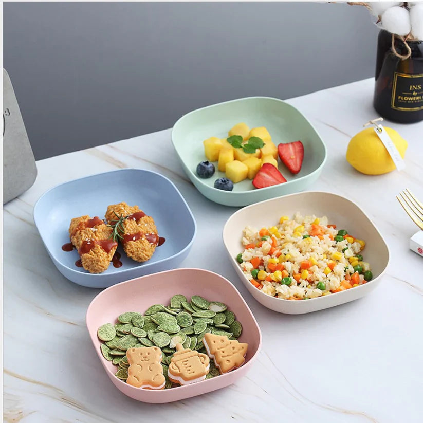 2PCS Plates Nut Cake Snack Dessert Storage