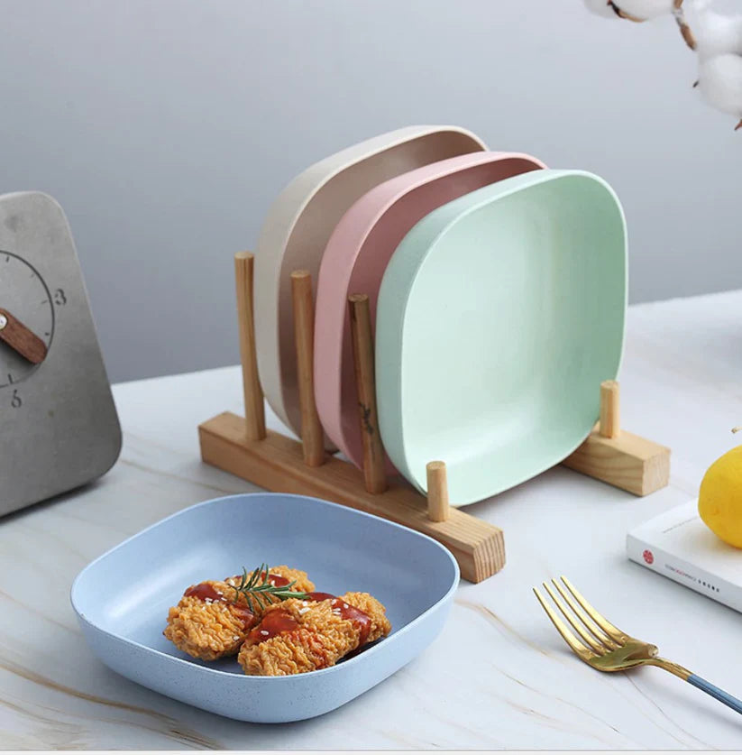 2PCS Plates Nut Cake Snack Dessert Storage
