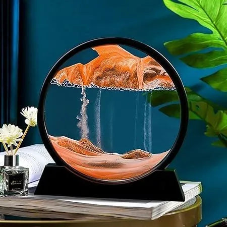 3D Sandscape Lamp with Moving Sand Art for Home Decor