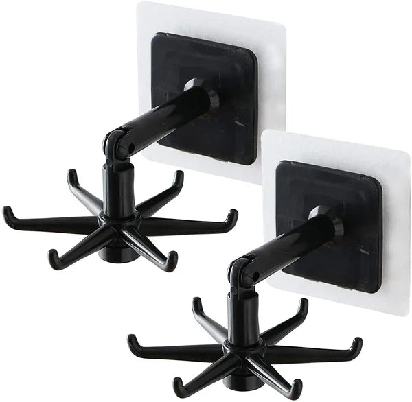 360 Degrees Rotated Kitchen Hooks (Pack of 5)