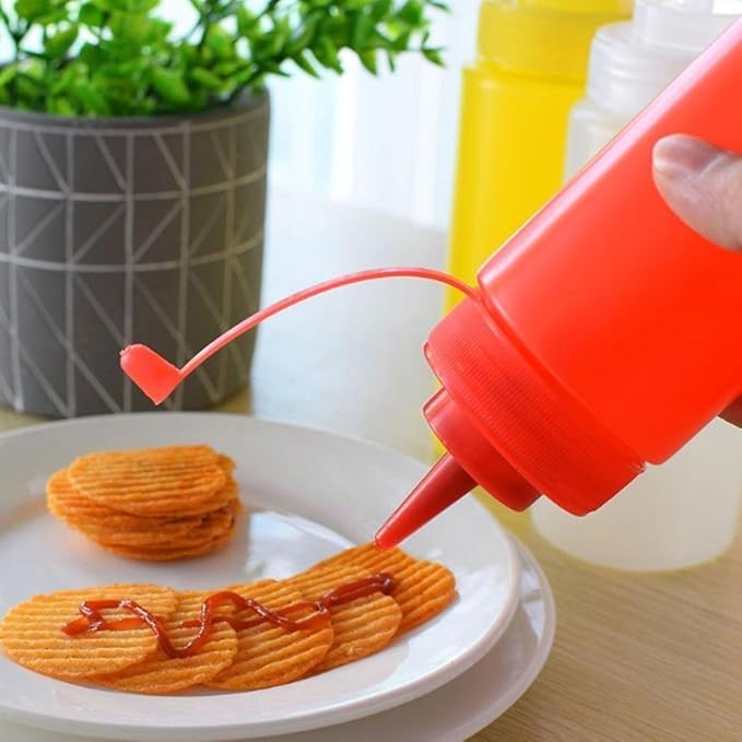 Ketchup Bottles (Pack of 3) Multi-Color Set