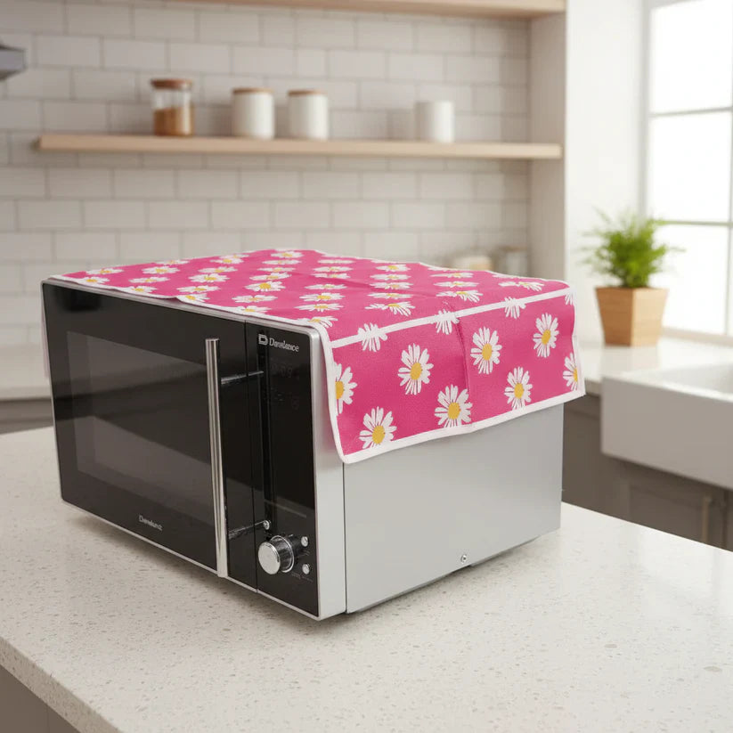 Microwave Cover with Pockets