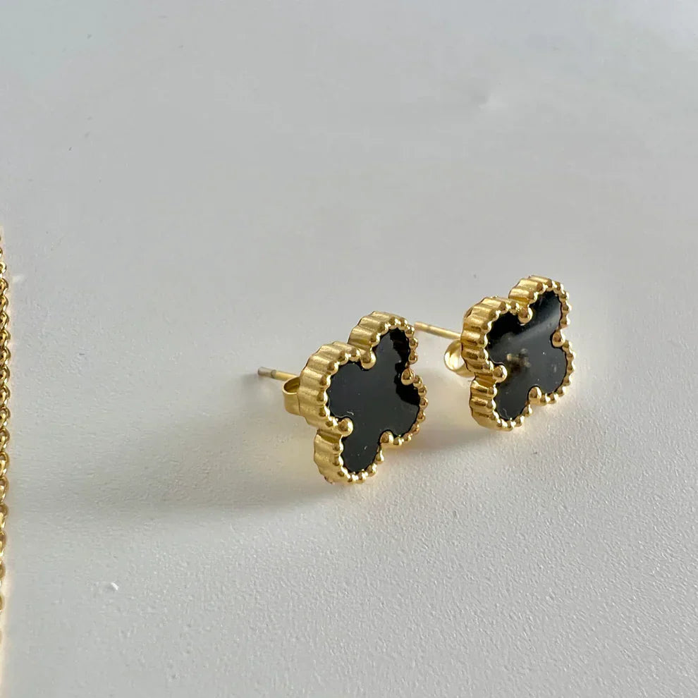 Four Leaf Clover Jewellery 3 Pcs Set