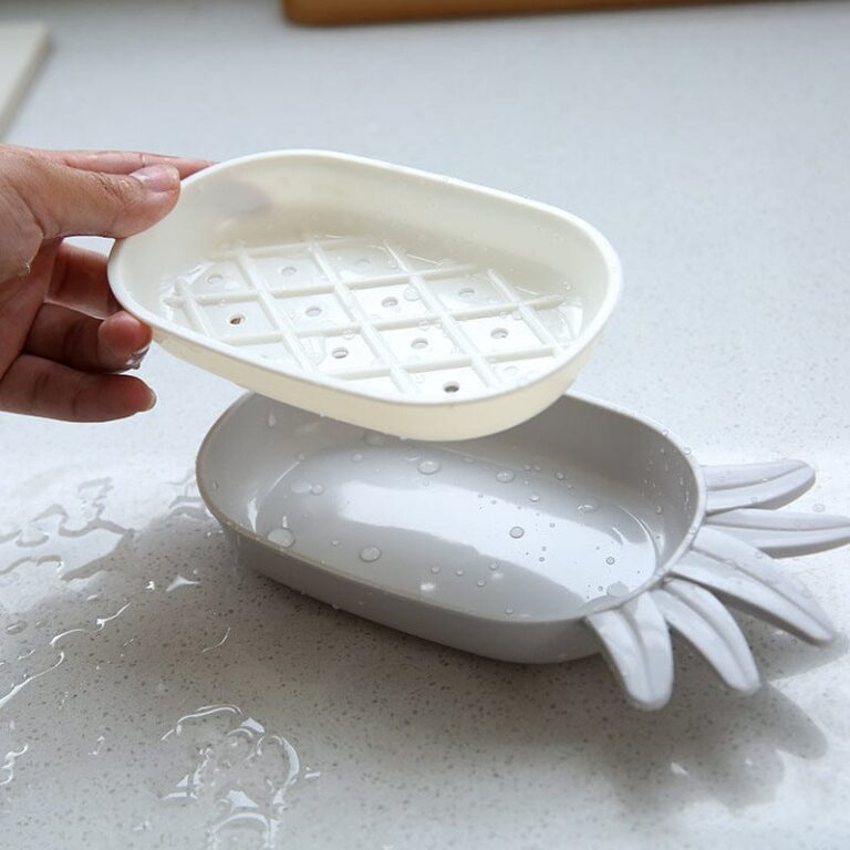 Pineapple-Shaped Soap Dish with Drainage