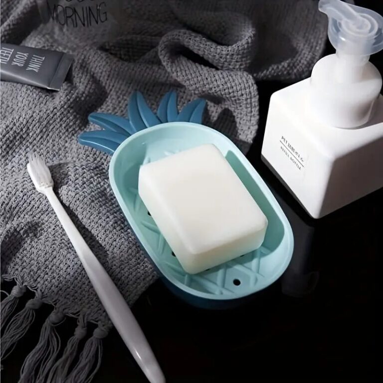 Pineapple-Shaped Soap Dish with Drainage