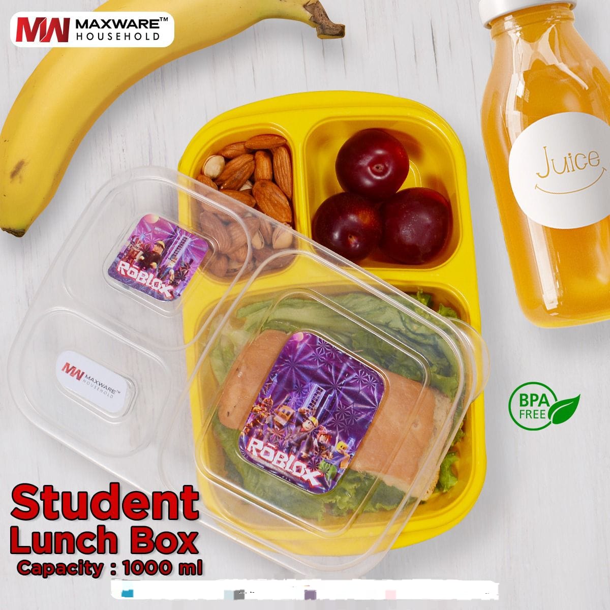 Student Lunch Box (Pack Of 2)