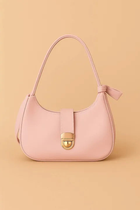 Trendy Faux Leather Shoulder Bag for Women