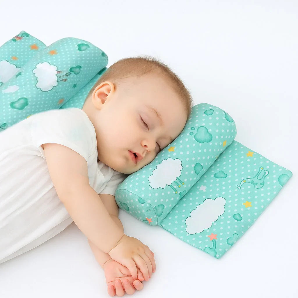 Baby Pillow with Silicon Spoon Feeder